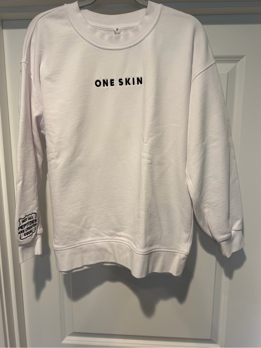 White Crewneck Sweatshirt for Women